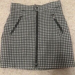 Black and white skirt